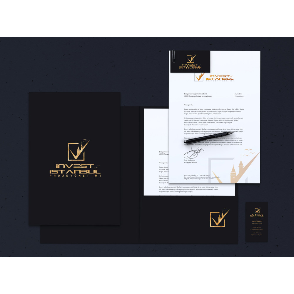 Invest Istanbul LOGO ve KURUMSAL KİMLİK