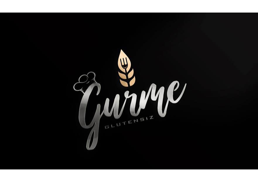 Glutensiz gıda üreten restoran cafe Logo yarışmasına tasarımcı By Sönmez tarafından sunulan  tasarım 