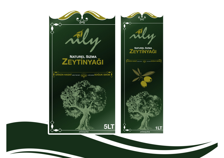 Zeytin & zeytinyağı ambalaj dizaynı yarışmasına tasarımcı muratgoktas tarafından sunulan  tasarım 