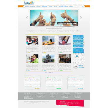 Özel Okul Web Sitesi yarışmasına tasarımcı karadenizli__61 tarafından sunulan  tasarım 