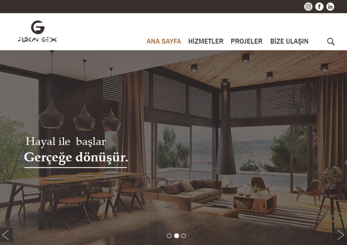 Tasarlayan Tasarımkoza-Mimari Tasarım sitesi / Modern ve Basic