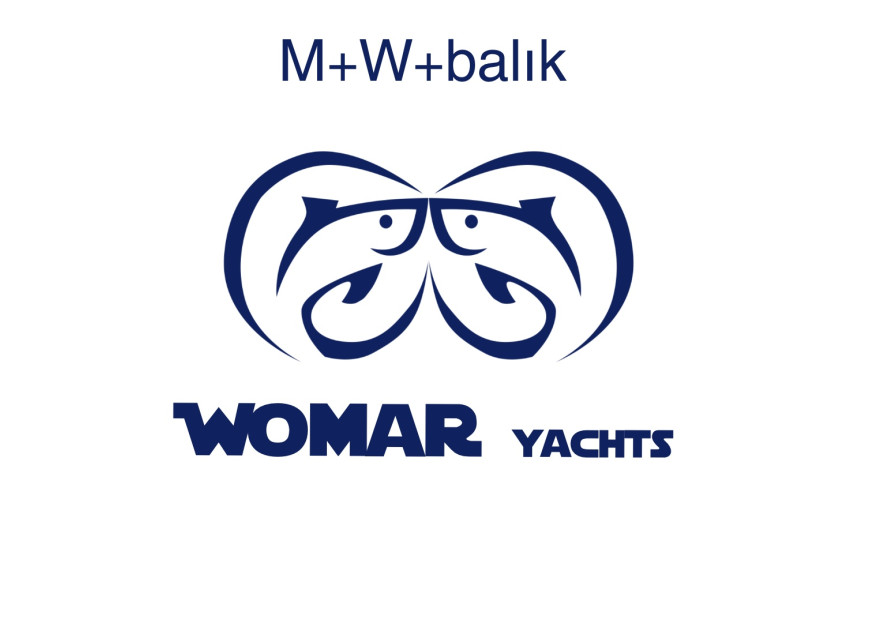 Yeni kurulan yat imalat firmamıza logo yarışmasına tasarımcı muka production tarafından sunulan  tasarım 