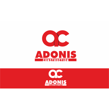 Adonis Construction Logo Tasarımı yarışmasına tasarımcı ErcanH tarafından sunulan  tasarım 