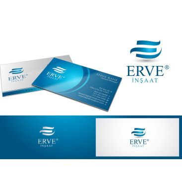 ERVE İnşaat İçin Logo+KurumsalKimlik yarışmasına tasarımcı yeliztasarım tarafından sunulan  tasarım 