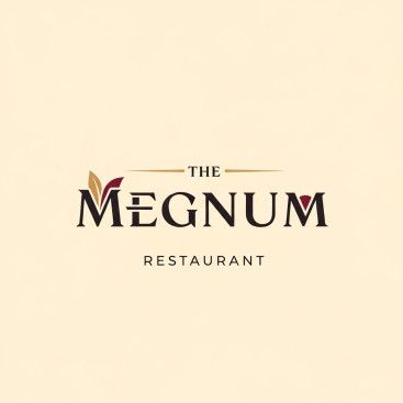 The Megnum Restoranı İçin Logo Tasarım. yarışmasına tasarımcı Freelancetasarim tarafından sunulan  tasarım 