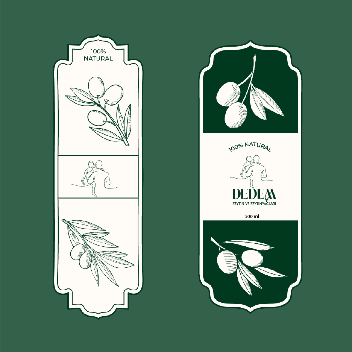 Tasarlayan yaseminglr-dedem zeytin ve zeytinyağlari için logo