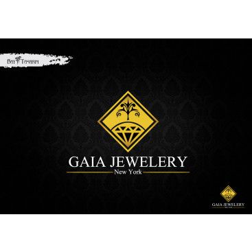 GAIA NY Taki Markasi Icin Logo Tasarimi yarışmasına tasarımcı BayTasarim tarafından sunulan  tasarım 