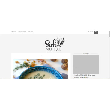 Yemek Bloğu İçin Logo  yarışmasına tasarımcı serbay tarafından sunulan  tasarım 