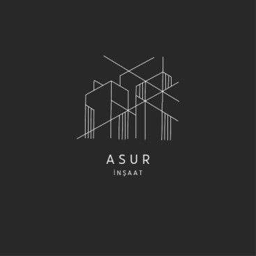 ASUR İNŞAAT İÇİN LOGO TASARIM yarışmasına tasarımcı Berat Öztürk tarafından sunulan  tasarım 