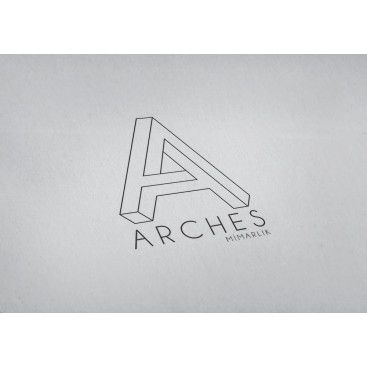 mimarlık firması için logo tasarımı yarışmasına tasarımcı ozlemu tarafından sunulan  tasarım 