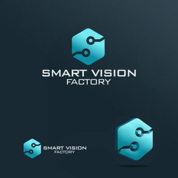Smart Vision Factory için Logo Tasarımı yarışmasına tasarımcı grfkismail tarafından sunulan  tasarım 