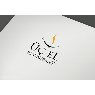 Üç-El Restaurant Kurumsal Kimlik yarışmasına tasarımcı BilalKoc tarafından sunulan  tasarım 