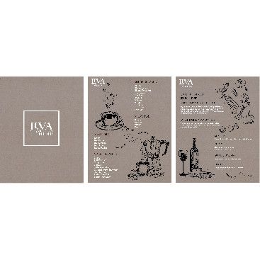 Restoran cafe tarzı menü tasarımı  yarışmasına tasarımcı sleyha tarafından sunulan  tasarım 