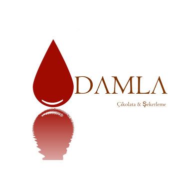 DAMLA Çikolata ve Şekerleme logo tasarım yarışmasına tasarımcı TeZCaN tarafından sunulan  tasarım 