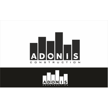Adonis Construction Logo Tasarımı yarışmasına tasarımcı ErcanH tarafından sunulan  tasarım 
