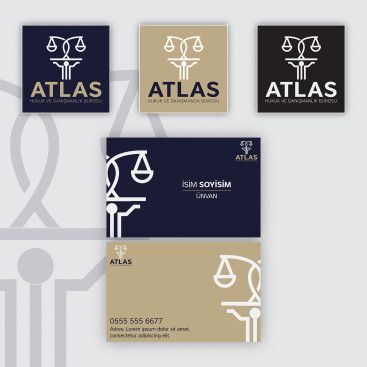 Hukuk bürom için logo ve kartvizit yarışmasına tasarımcı barismccartney tarafından sunulan  tasarım 