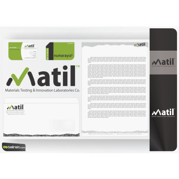 MATİL A.Ş Logo ve Kurumsal Kimlik  yarışmasına tasarımcı belirgin tarafından sunulan  tasarım 