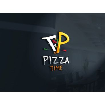 Pizza Time Logo Tasarım Yarışması yarışmasına tasarımcı grfkismail tarafından sunulan  tasarım 