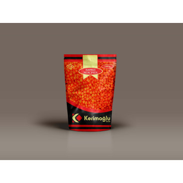 Kerimoğlu Bakliyat Ambalaj Tasarımı yarışmasına tasarımcı Sedat Muti tarafından sunulan  tasarım 