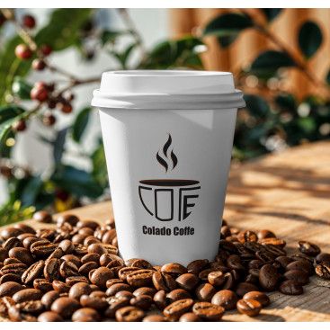 Kahve zinciri markamızın logo tasarımı yarışmasına tasarımcı hilaldesignn tarafından sunulan  tasarım 