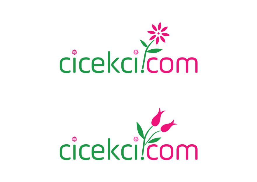 Cicekci.com logosunu arıyor yarışmasına tasarımcı baylishka tarafından sunulan  tasarım 