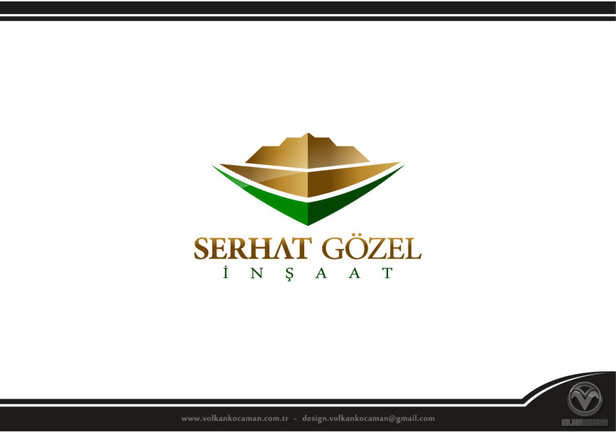 İNŞAAT FİRMAMIZA KALİTELİ VE ÖZGÜN LOGO  yarışmasına tasarımcı volkanKocaman tarafından sunulan  tasarım 