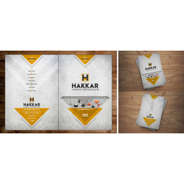 HAKKAR MAKİNA FİYAT LİSTESİ KAPAK SAYFA yarışmasına tasarımcı mustafaalpak tarafından sunulan  tasarım 