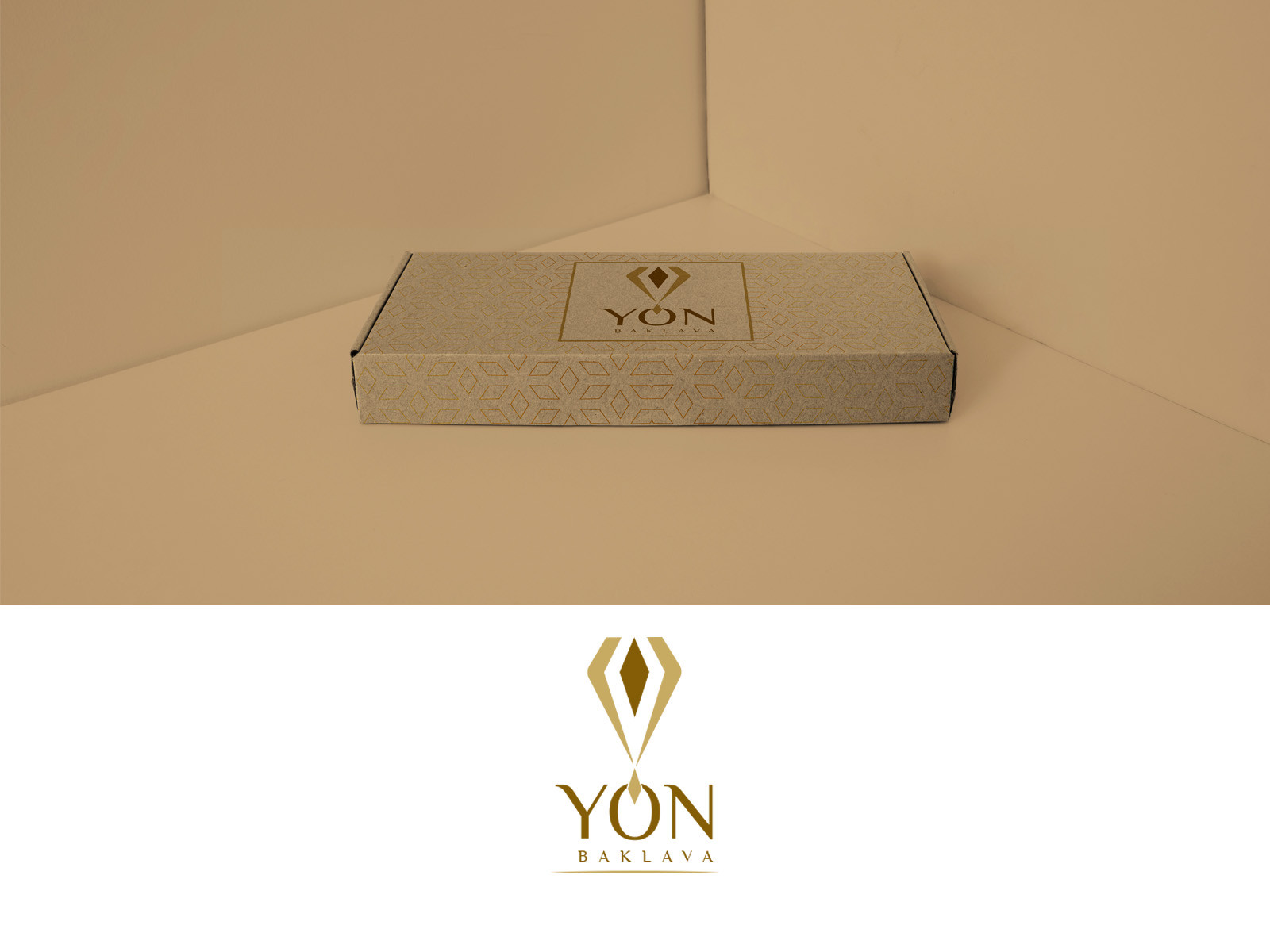 Tasarlayan TARIKca-Yön Baklava şirketimiz için sade ve şık