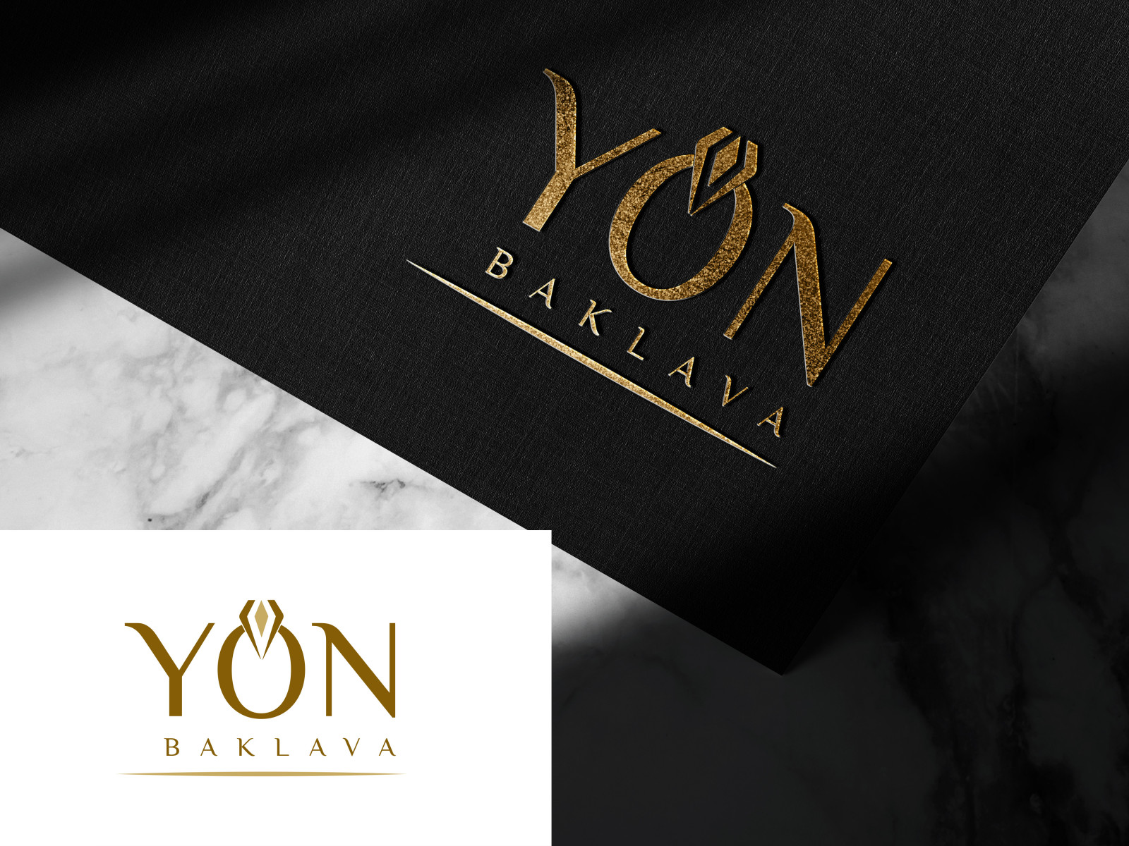 Tasarlayan TARIKca-Yön Baklava şirketimiz için sade ve şık