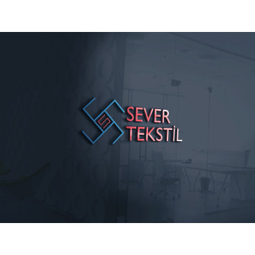 Tekstil firma logosu yarışmasına tasarımcı SZR Graphic Design tarafından sunulan  tasarım 