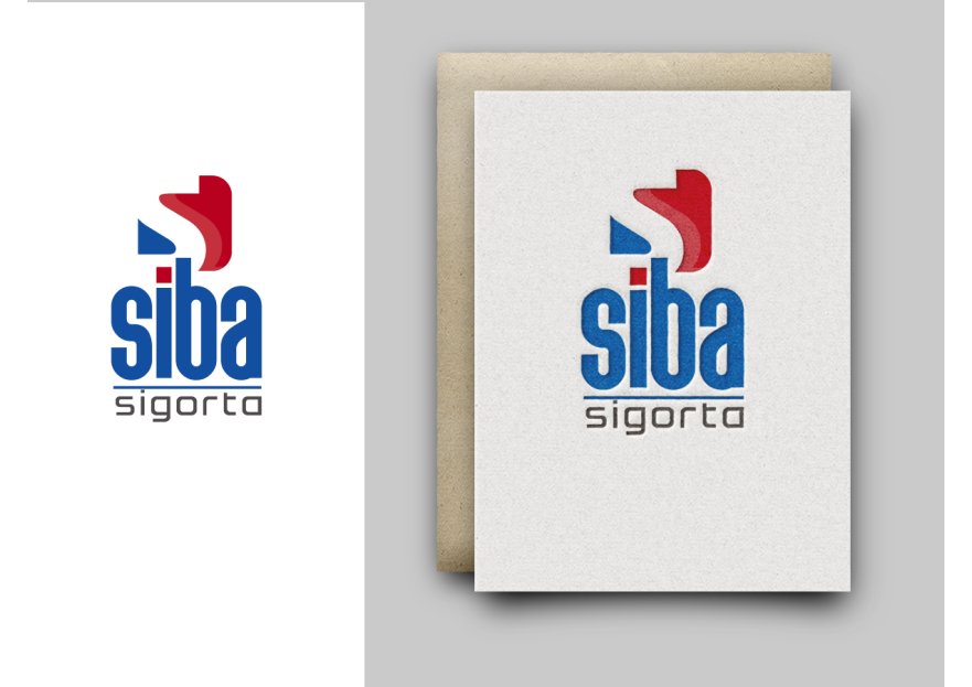 Siba Sigorta yeni logo tasarımı yarışmasına tasarımcı ELORA DESIGN tarafından sunulan  tasarım 