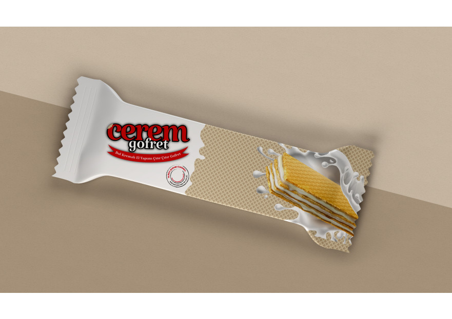 Özel Nostalji Gofret kutusu ve Logosu  yarışmasına tasarımcı gokhandesignr tarafından sunulan  tasarım 