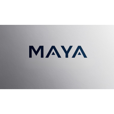 MAYA yazı karakteri ile bir inşaat proje yarışmasına tasarımcı Supreme-Striking tarafından sunulan  tasarım 