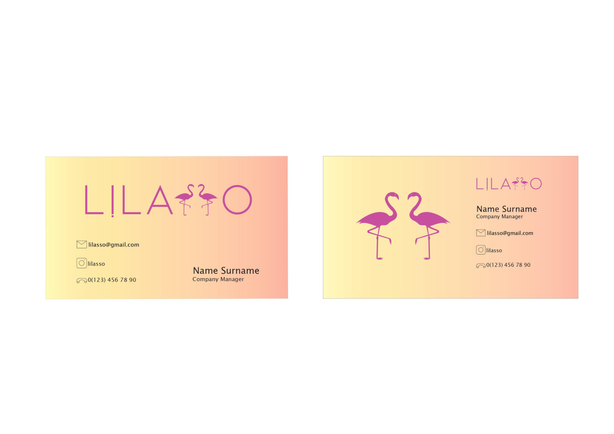 Tasarlayan Pınar Yiğit-''LİLASSO'' MARKASI İÇİN LOGO-KARTVİZİT