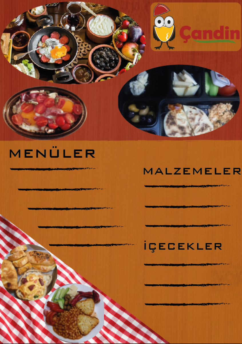 Tasarlayan Khann-Yemek Menu Brosur