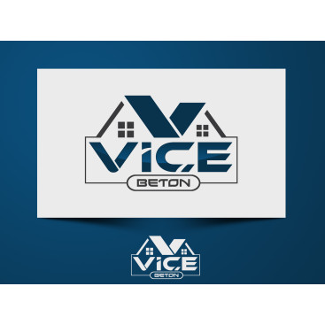 VİÇE BETON Logo Yarışması Başladı yarışmasına tasarımcı uaslanpay tarafından sunulan  tasarım 