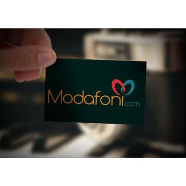 logo tasarımı modafoni.com yarışmasına tasarımcı grfİlm tarafından sunulan  tasarım 