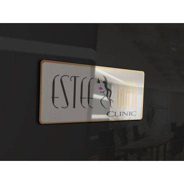 Estetik clinic merkezimize logo yarışmasına tasarımcı Eagle tarafından sunulan  tasarım 