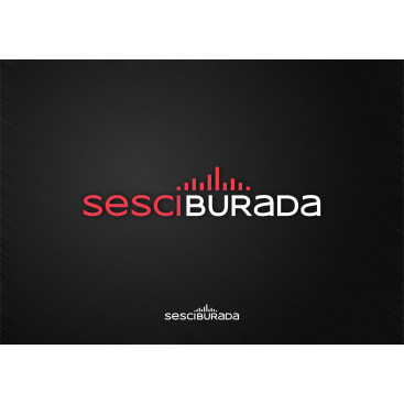 Sesciburada E-Ticaret sistemiz için logo yarışmasına tasarımcı met.emin tarafından sunulan  tasarım 