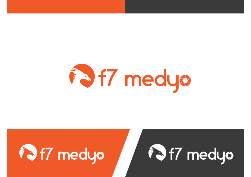 f7medya Logo Tasarımı yarışmasına tasarımcı SZR Graphic Design tarafından sunulan  tasarım 