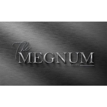 The Megnum Restoranı İçin Logo Tasarım. yarışmasına tasarımcı hilalcabas tarafından sunulan  tasarım 