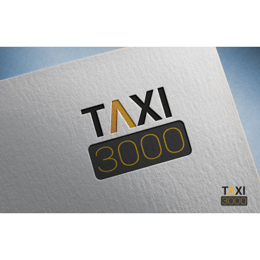 TAXI 3000      LOGO TASARIMI yarışmasına tasarımcı grafisyen tarafından sunulan  tasarım 