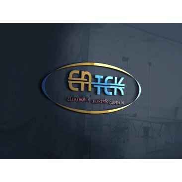 elektironik firma logosu yarışmasına tasarımcı metingercek tarafından sunulan  tasarım 