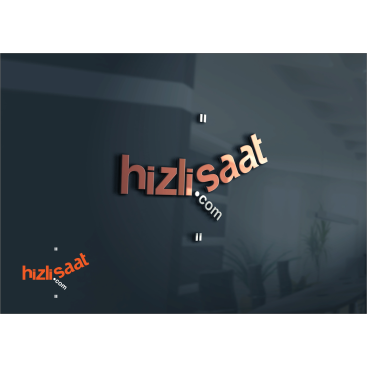 Hizlisaat.com logosunu arıyor yarışmasına tasarımcı syyrealism tarafından sunulan  tasarım 