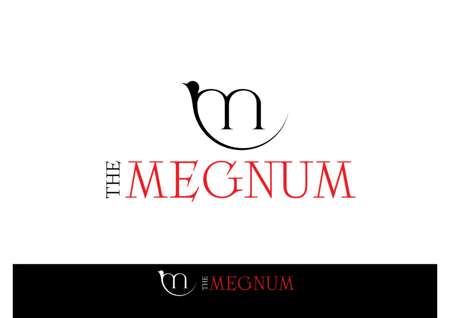 The Megnum Restoranı İçin Logo Tasarım. yarışmasına tasarımcı DesignerA tarafından sunulan  tasarım 
