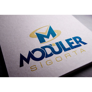 Modüler Sigorta Logo Tasarımı yarışmasına tasarımcı RΛPİDO tarafından sunulan  tasarım 