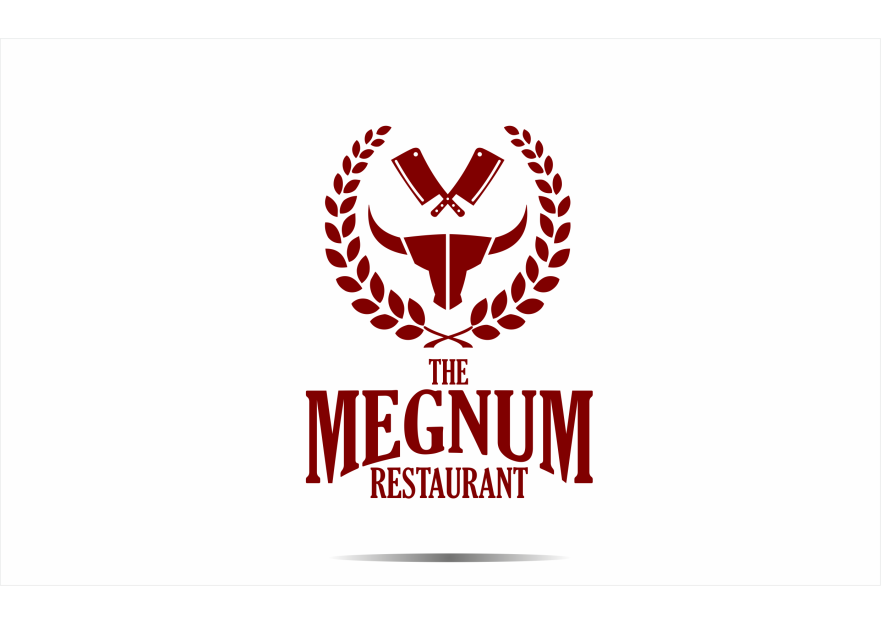 The Megnum Restoranı İçin Logo Tasarım. yarışmasına tasarımcı ErcanH tarafından sunulan  tasarım 