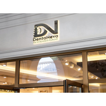 Diş kliniği için logo tasarımı yarışmasına tasarımcı Etrah™ tarafından sunulan  tasarım 