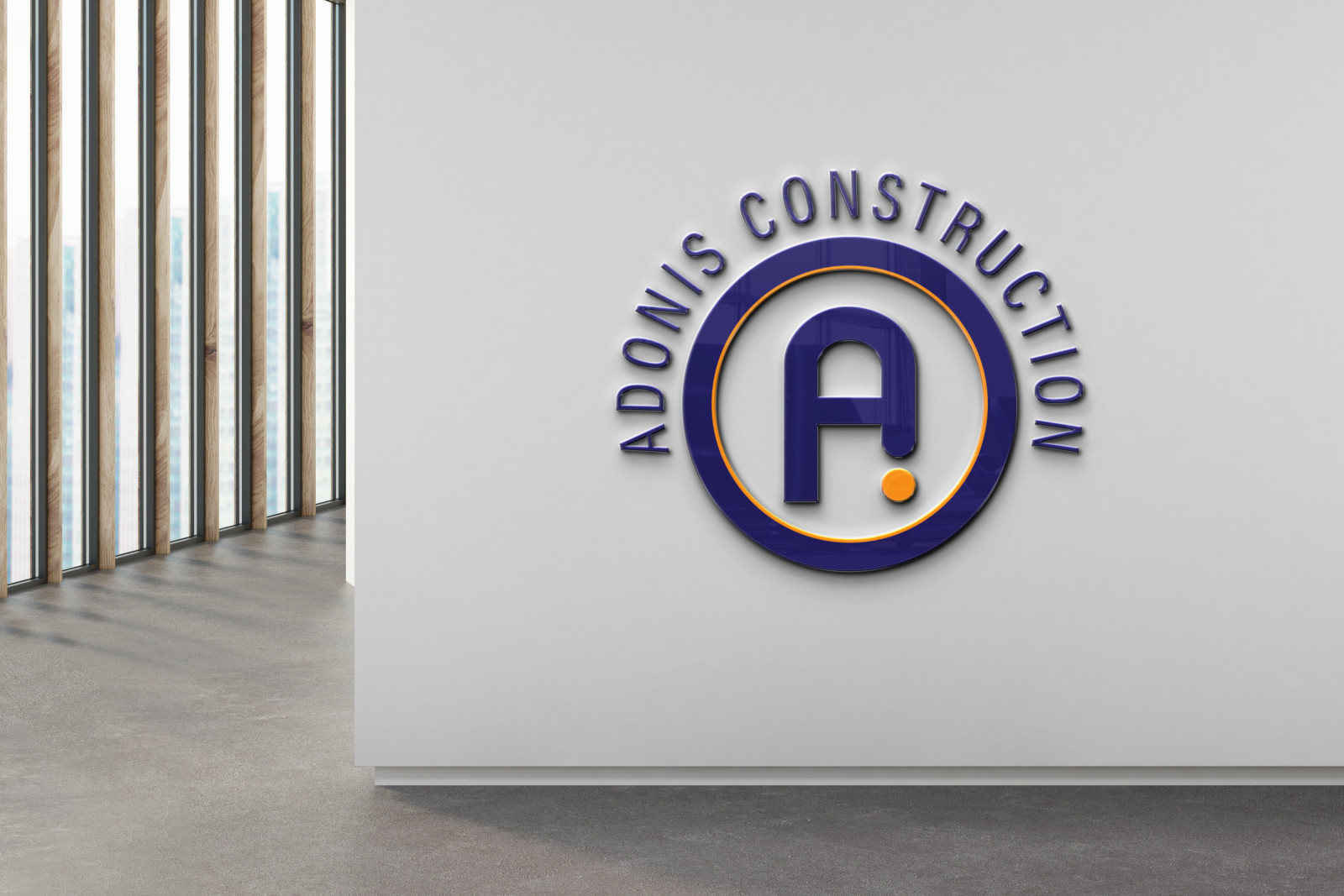Tasarlayan seydanurblgn-Adonis Construction Logo Tasarımı