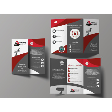 BİZ ANLATMADAN BİZİ ANLATABİLECEK BROŞÜR yarışmasına tasarımcı G. Y. tarafından sunulan  tasarım 